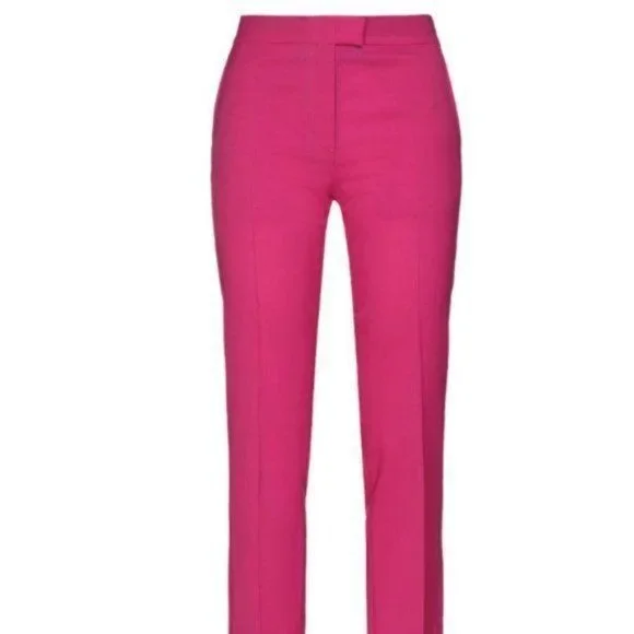 PS PAUL SMITH Wool Pant Straight Leg‎ Trouser Fuchsia Made in Portugal, 4-6